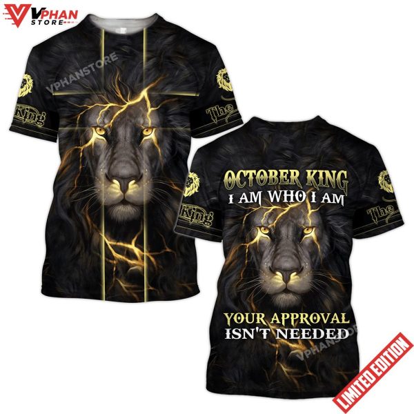 October King Jesus Lion Jesus Shirt