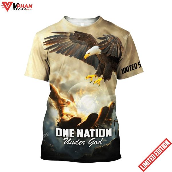 One Nation Under God 3d Unisex Christian 3D Shirt