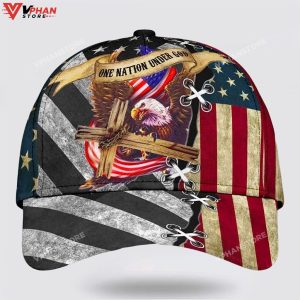 One Nation Under God Cross Eagle Classic Hat 1