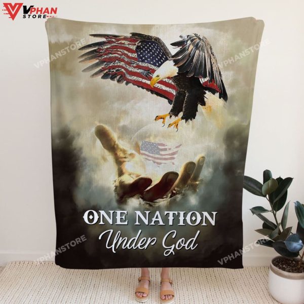 One Nation Under God Gift Ideas For Christians Bible Verse Blanket