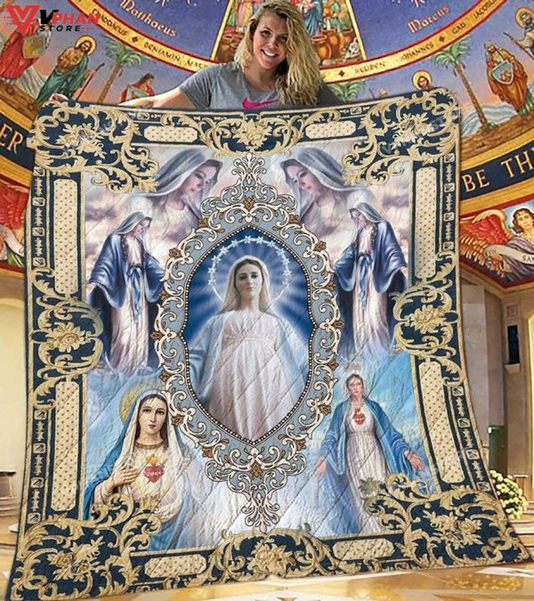 Our Mary Mother Of Jesus Christian Easter Gifts Bible Verse Blanket