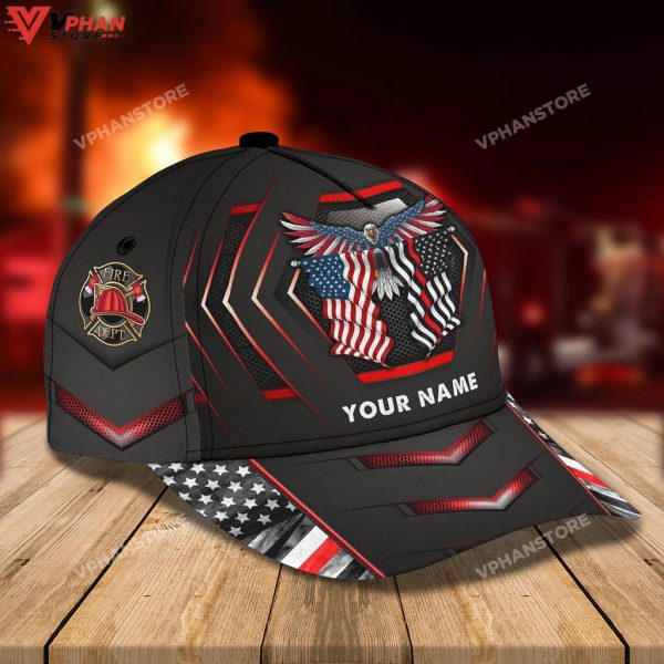 Firefighter Eagle Personalized Classic Cap For Men And Woman