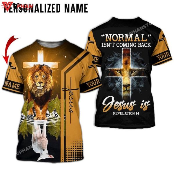 Personalized Normal Isnt Coming Back Jesus Is Revelation Christian Hoodie