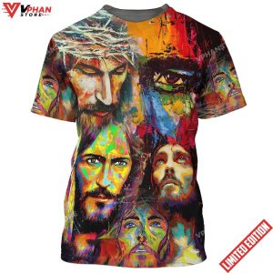 Pictures Jesus Christ 3D All Over Printed Shirt for Men and Women 1