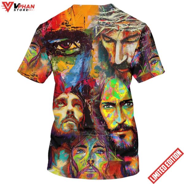 Pictures Jesus Christ 3D All Over Printed Shirt for Men and Women