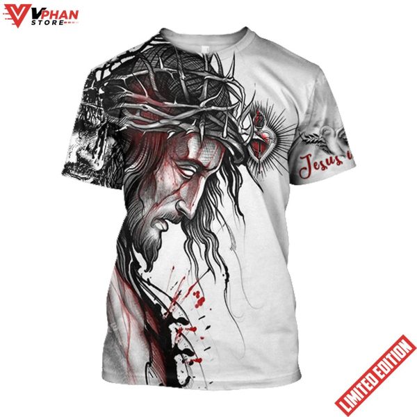 Premium Christian Jesus 3D All Over Printed Unisex Shirt