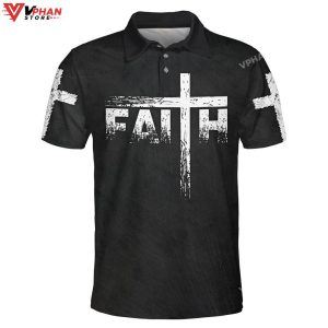Promise Keeper Light Faith Cross Christian Polo Shirt Shorts 1