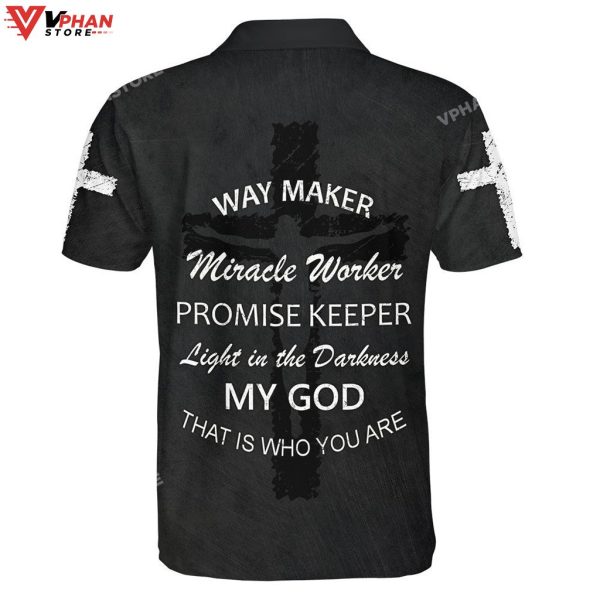 Promise Keeper Light Faith Cross Christian Polo Shirt & Shorts