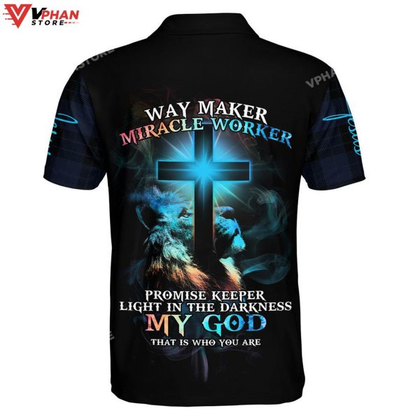 Promise Keeper Light In The Darkness My God Christian Polo Shirt Shorts