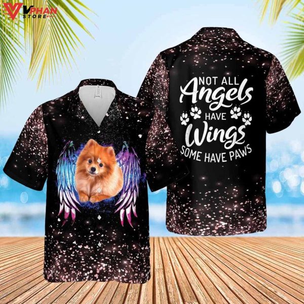 Not All Angel Have Wings Tropical Outfit Christian Gift Hawaiian Shirt