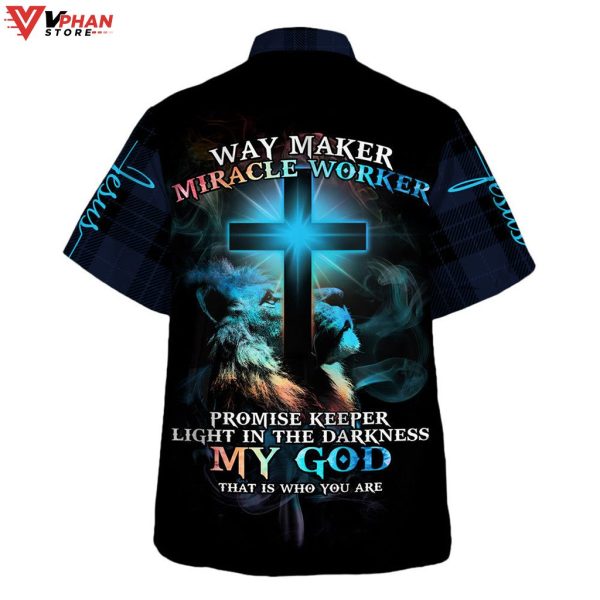 The Cross Jesus Way Market Miracle Worked Tropical Outfit Hawaiian Shirt