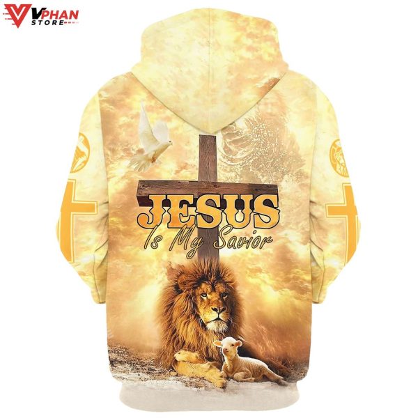 The Hand Of Jesus Lion And Lamb Jesus Is My Savior Christian Hoodie