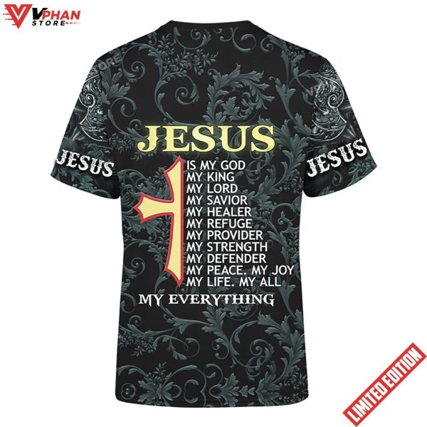 The King Jesus Lion Christian 3D Shirt