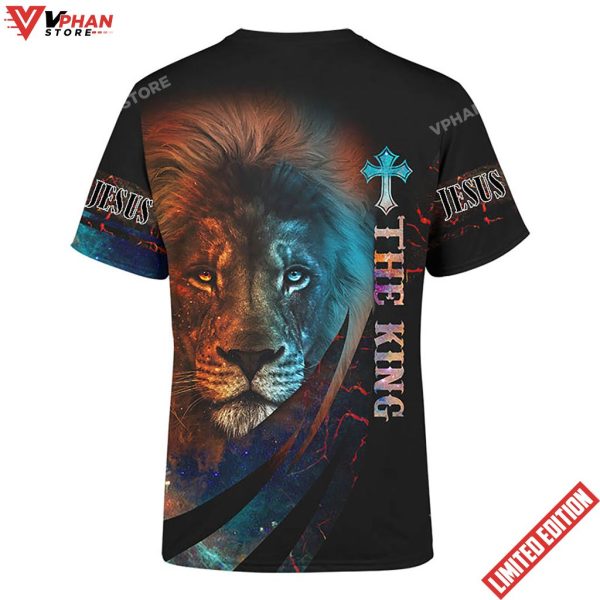 The King Jesus Lion Customized 3d Shirt