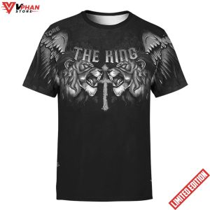 The King Jesus Lion Tattoo 3d Shirt 1