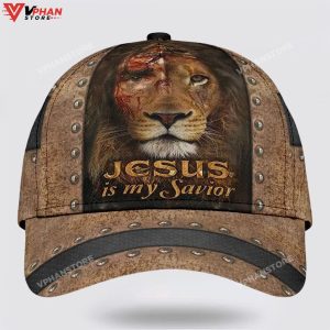 The Lion Jesus Is My Savior Classic Christian Hat 1