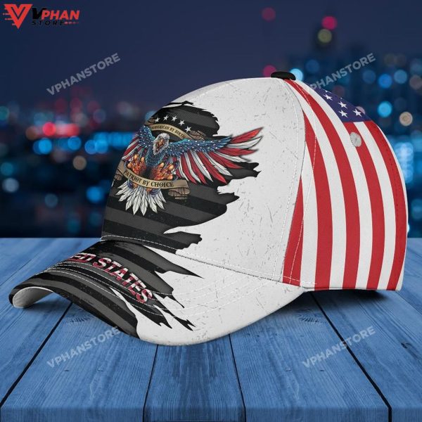 Patriotic Eagle Custom Name All Over Print Baseball Cap