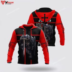 Warrior Jesus My God My King My Lord Religious Easter Gifts Hoodie 1