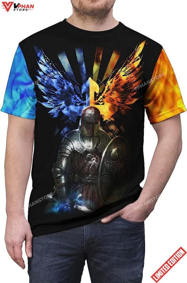 Warrior Lion Jesus Is My God My King All Over Printed 3D T Shirt