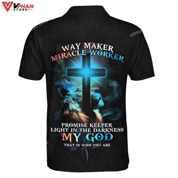 Way Maker Miracle Worker Promise Christian Polo Shirt & Shorts