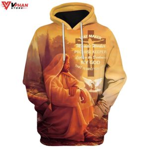 Way Maker Miracle Worker Promise Keeper Jesus And Dove Christian Hoodie 1