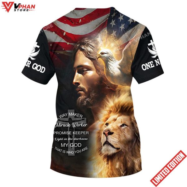 Way Maker Miracle Worker Promise Keeper Light Jesus Shirt