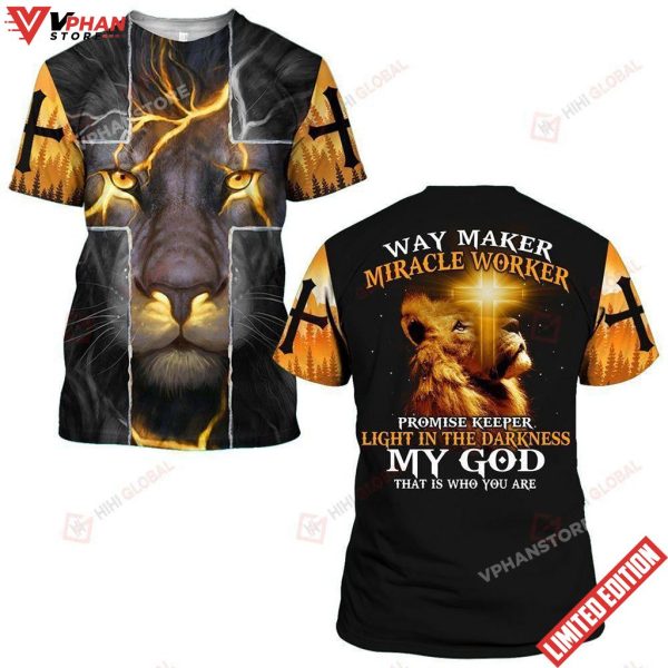 Way Maker Promise Keeper My God Jesus Shirt