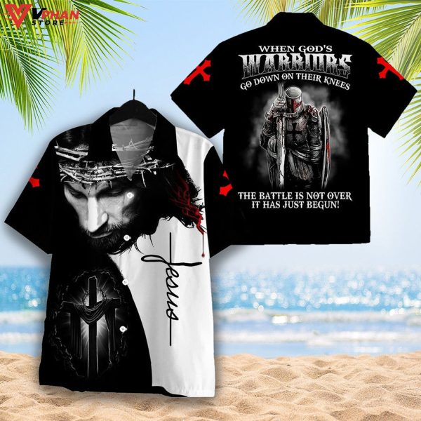 When Gods Warriors Go Down On Their Knees Hawaiian Shirt