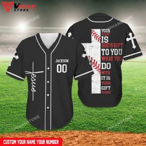 Your Talent Is God's Gift To You What You Do Christian Baseball Jersey