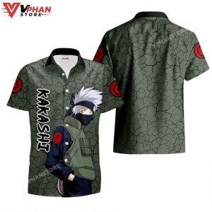 Kakashi Hatake Hawaiian Shirt Custom Anime Merch Clothes 1